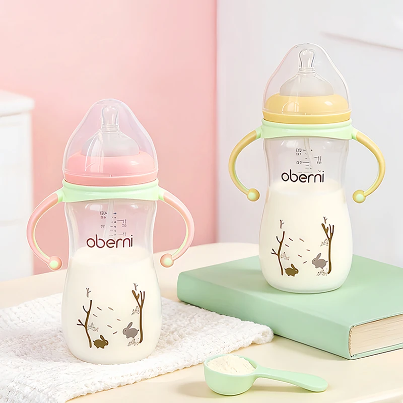 

Детская бутылочка 330 мл, подходит для воды и смеси, с ручкой и крышкой, удобная для держания, унисекс, идеальный подарок.