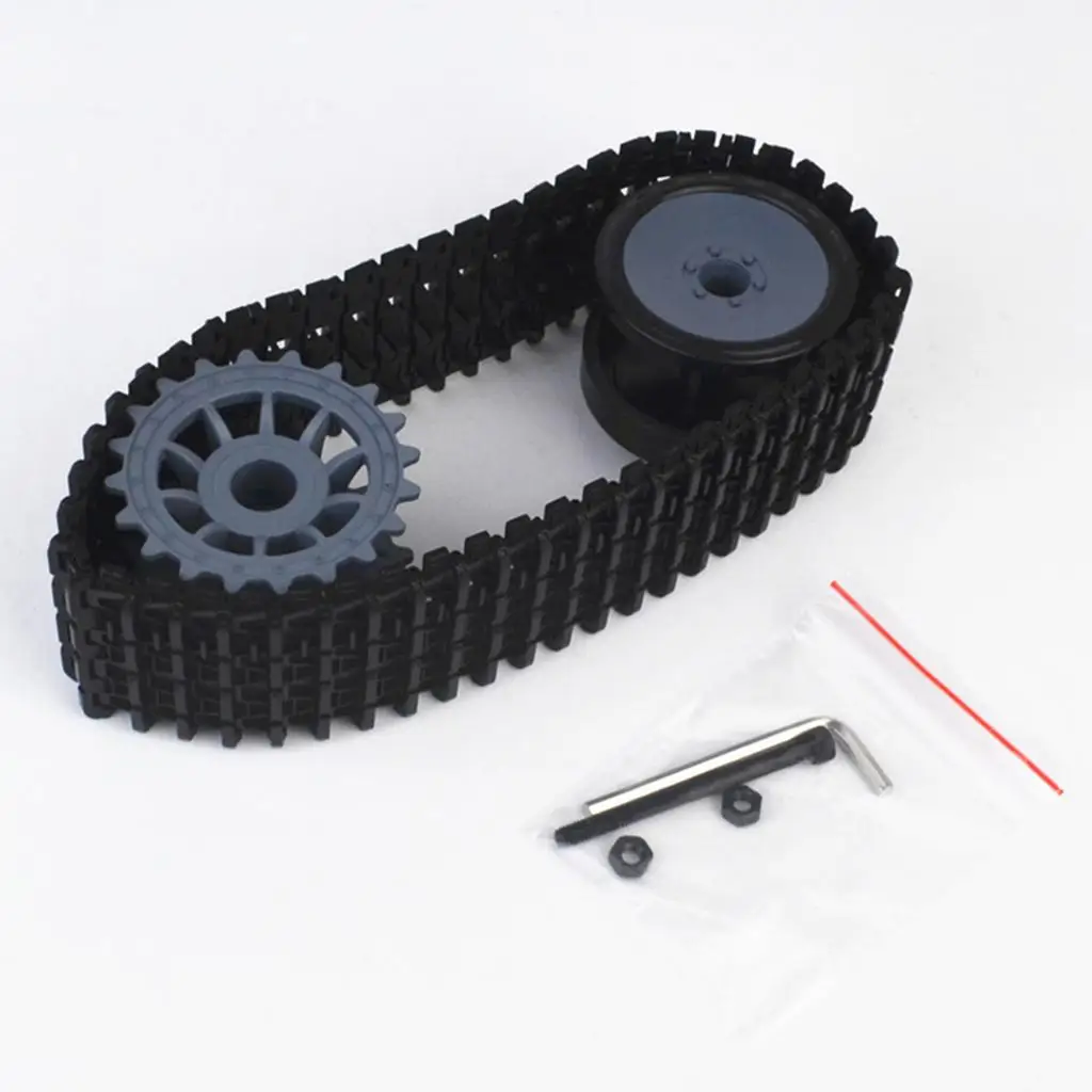 Mini Robot Car Crawler Track Wheel Platform Tank Chassis Kit for DIY Remote Control Toy STEM Learning Assembly