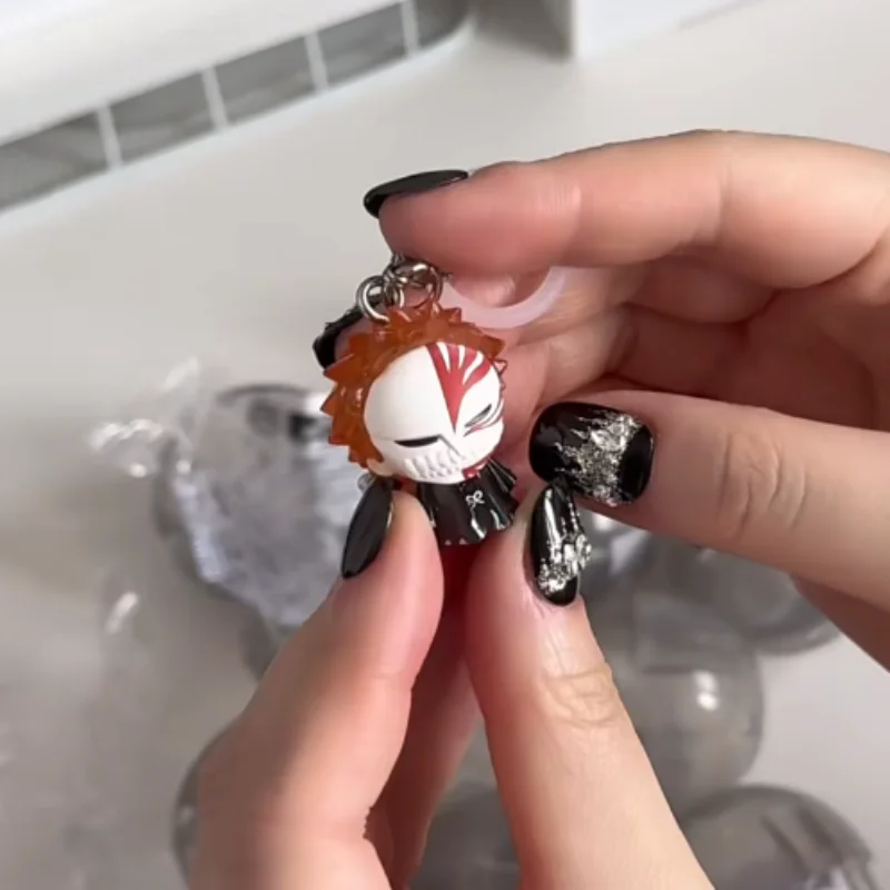 Bleach Arrancar Arc Gashapon Keychain, Genuine Mini Figure Bag Charm Pendant, Anime Collectible Ornament Decoration Gift for Fan view 3