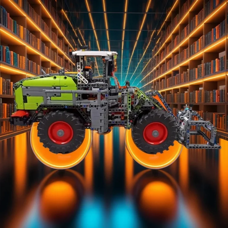 1580pcs MOC 42054 Claas Torion Loader Model Building Blocks Home Decor Desk Display Shelf Accent Collector Room Gift For Adults