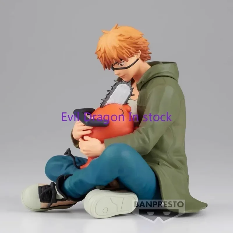 Bandai Echt Chainsaw Man Anime Figuur Denji Power Action Figure Speelgoed voor Jongens Meisjes Kinderen Kerstcadeau Collectible Model