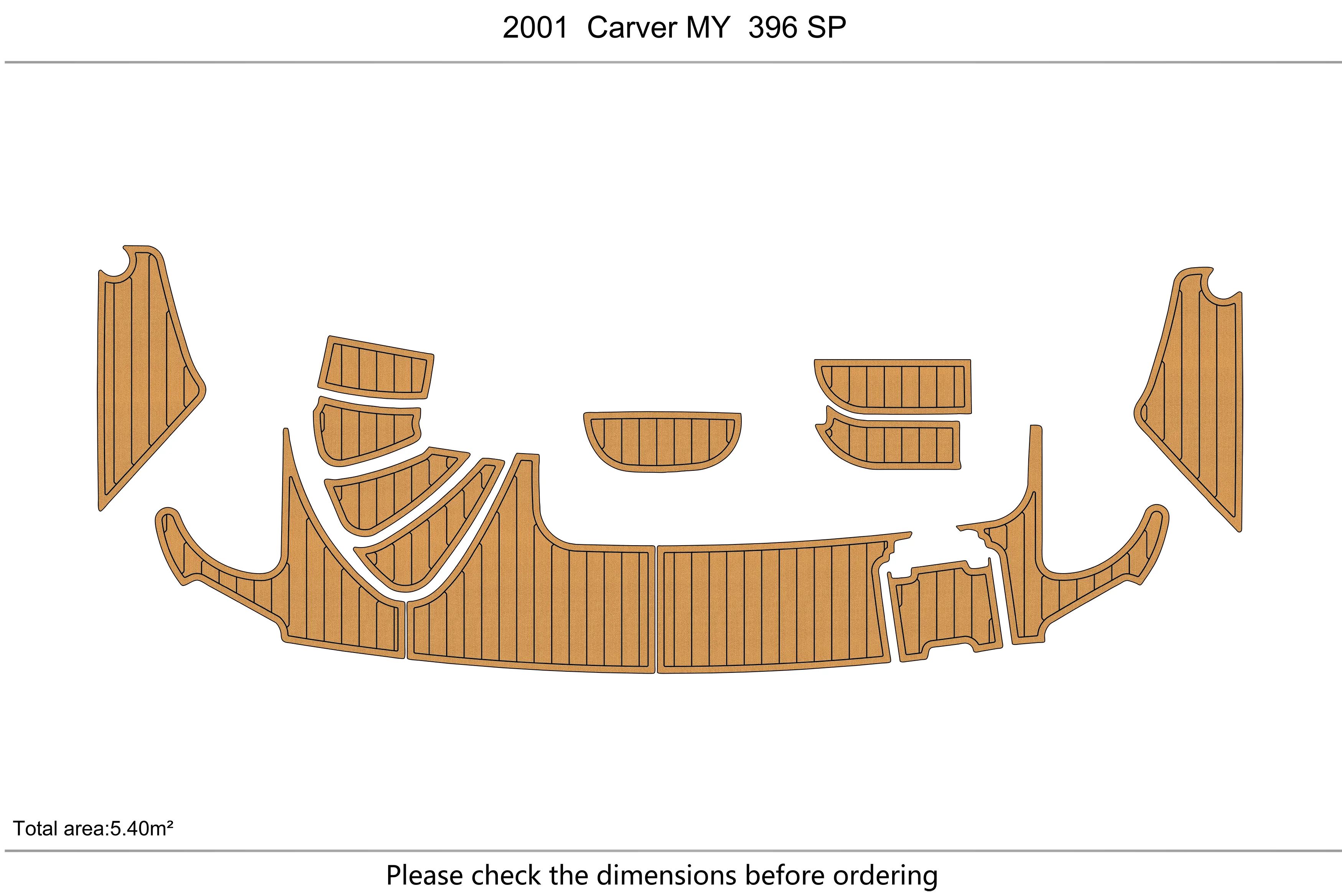 2001  Carver MY  396   Swimming platform 1/4