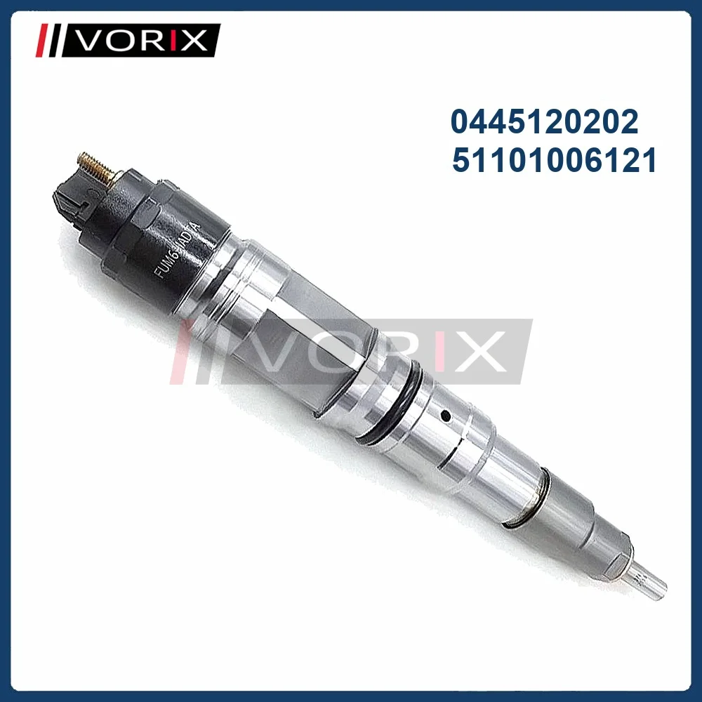

0445120202 51101006121 Common Rail Diesel Fuel Injector for MAN TGS TGX