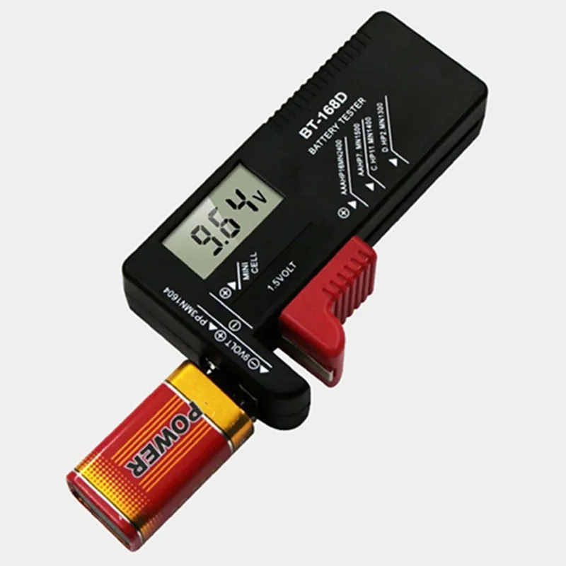 BT-168 PRO 168D Digital Battery Capacity Tester Tools Universal Battery Tester Battery Capacity Tester Battery Testing Tools