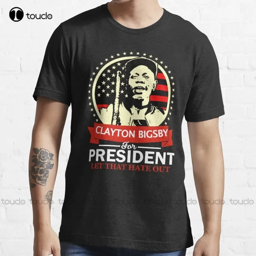 Davr Chappelle Clayton Bigsby para el presidente Rick James, Dave Chappelle, camiseta esencial, camiseta para mujer Xs-5Xl moda divertida nueva