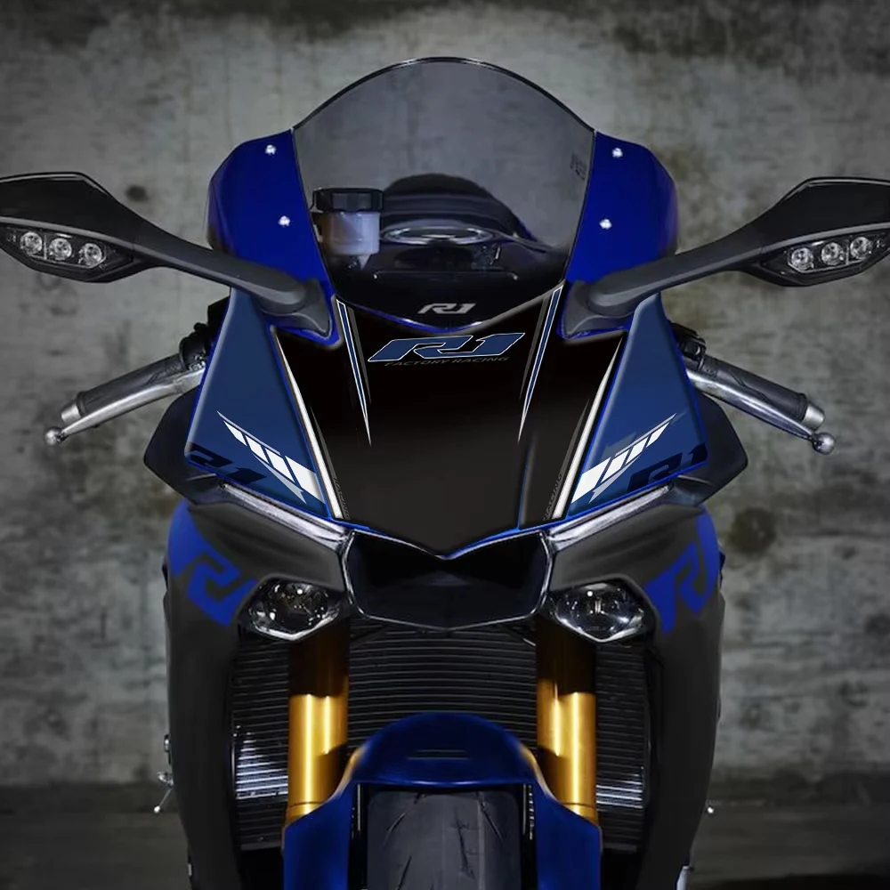 For Yamaha YZF R1 R1M YZF-R1 YZF-R1M 2015-2024 Motorcycle Fairing Paint Protection Number Board Protector Stickers