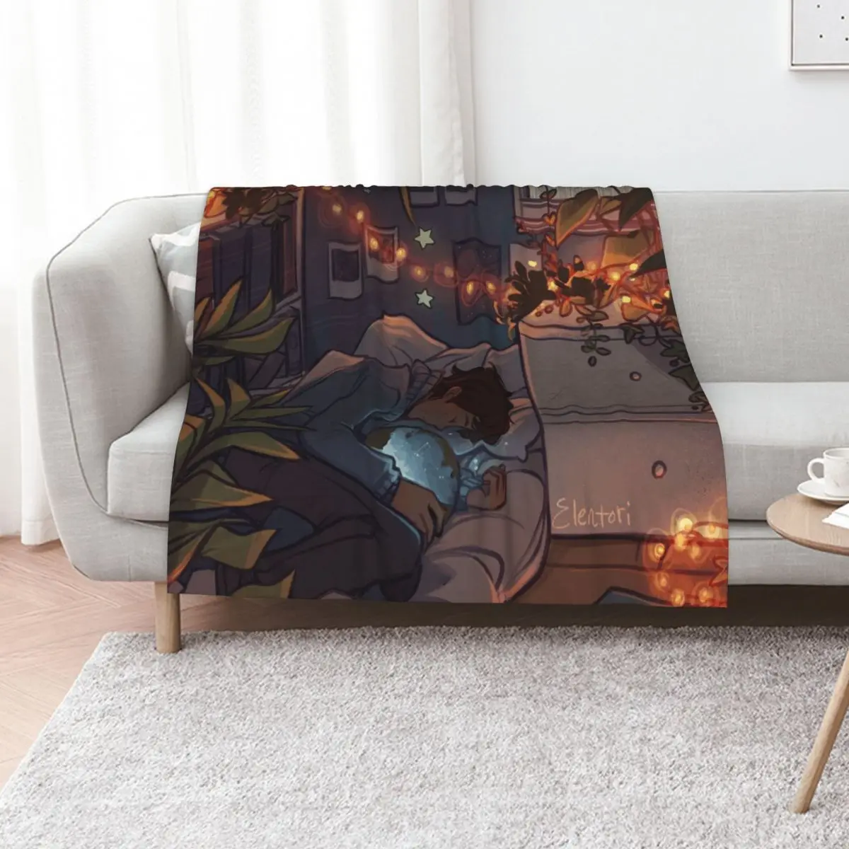 

Blue Lips Throw Blanket for winter Nap Bed linens Decorative Sofa Blankets