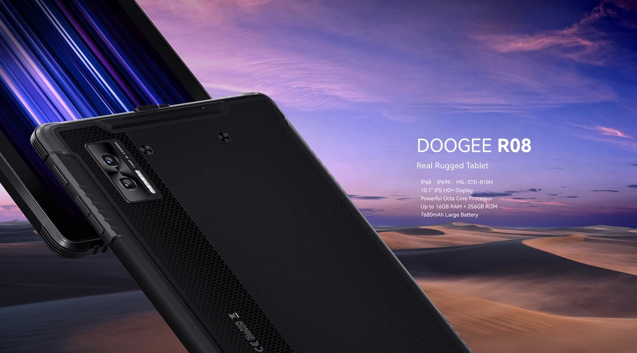 

Doogee R08 планшет с 6-дюймовым дисплеем, процессором Mt8788, 2025 Гц, ОЗУ 6 ГБ, ПЗУ 120 ГБ