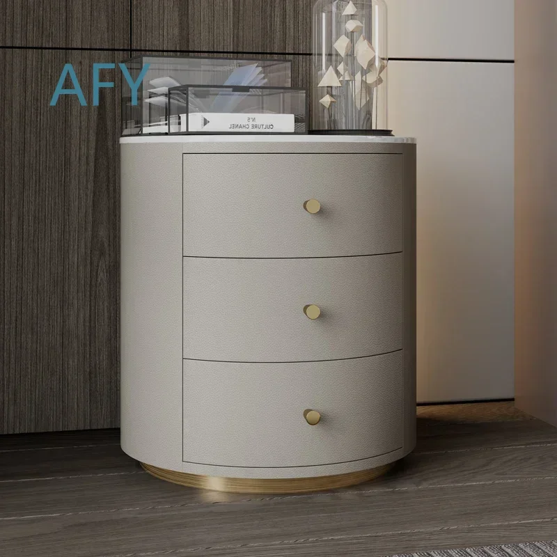 Fashion Drawers for Nordic Coffee Nightstands for Mobile White Modern Luxury Bedside Tables for Cheap Low Home Furniture for