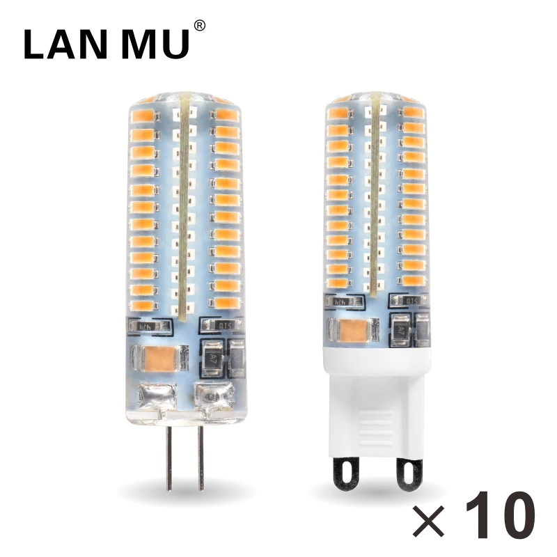 lampada led g4 g9 12v 220v ac dc 1w substituir 40 60 lampada halogena luz 360 angulo de feixe lustre iluminacao led 10 pecas 01