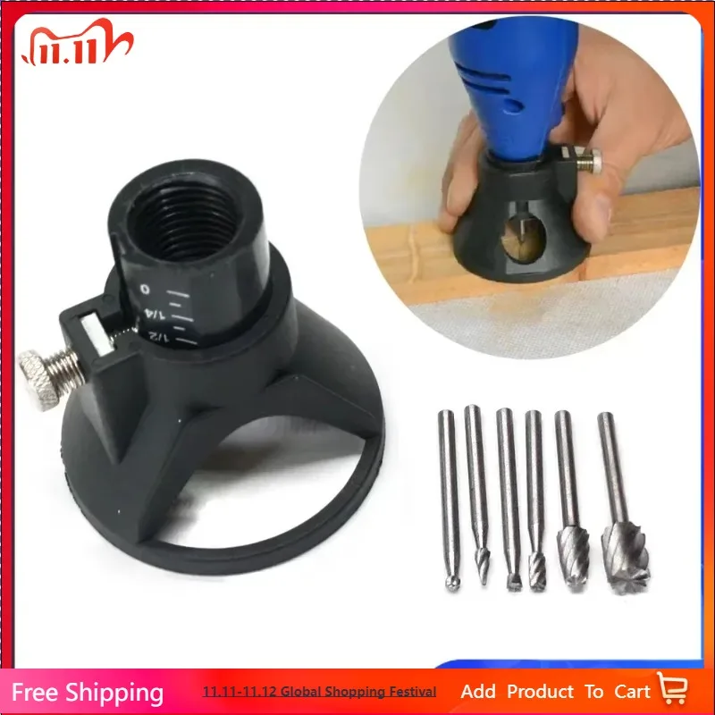 

Dremel Electric Grinder Locator, Woodworking Locator Position Marking Polishing, Carving, Graving Locating Horn Milling Cutter
