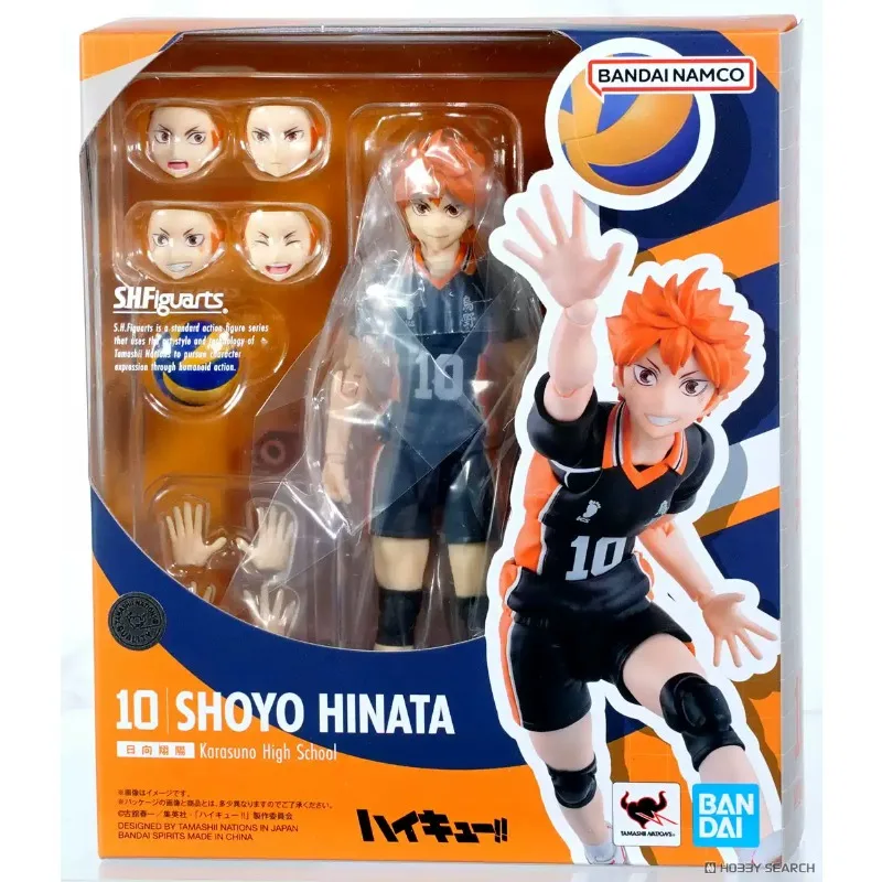 BANDAI Original S.H.Figuarts Haikyuu!! Shoyo Hinata Actionfigur Spielzeug für Jungen Mädchen Kinder Geschenk Sammlerstück Modell Ornamente