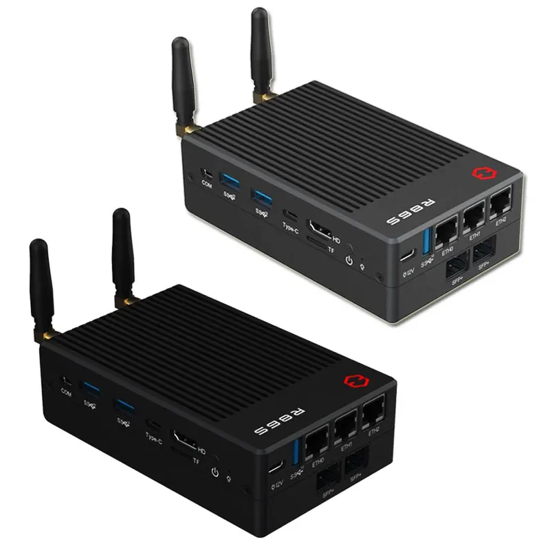 Upgraded R86S-N Mini Router 12th Generation Intel N100 N305 10G 10 Gigabit WiFi 6 Gigabit 2.5G