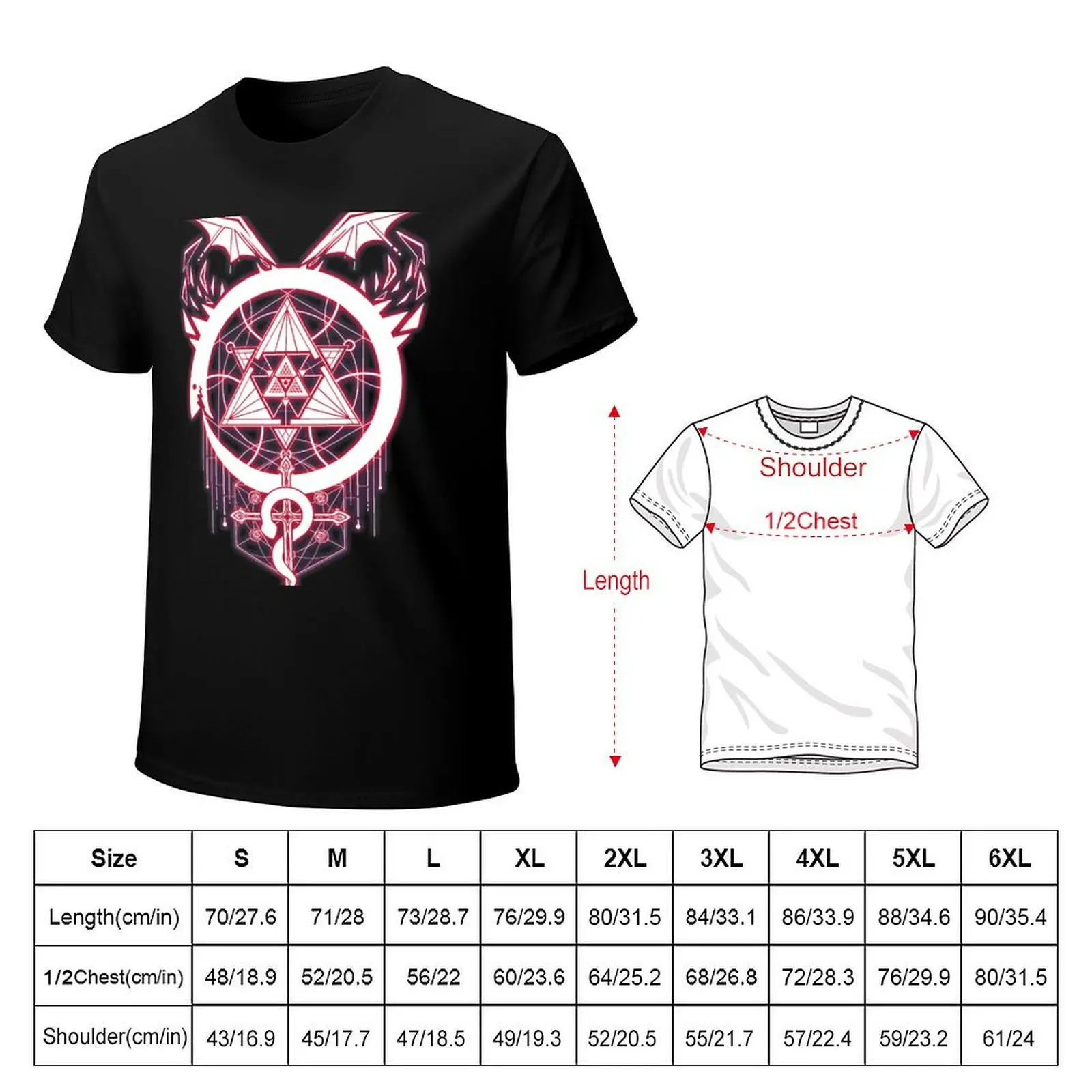 Glowing Snakes of Alchemy T-Shirt Lightweight Hiking T-Shirt