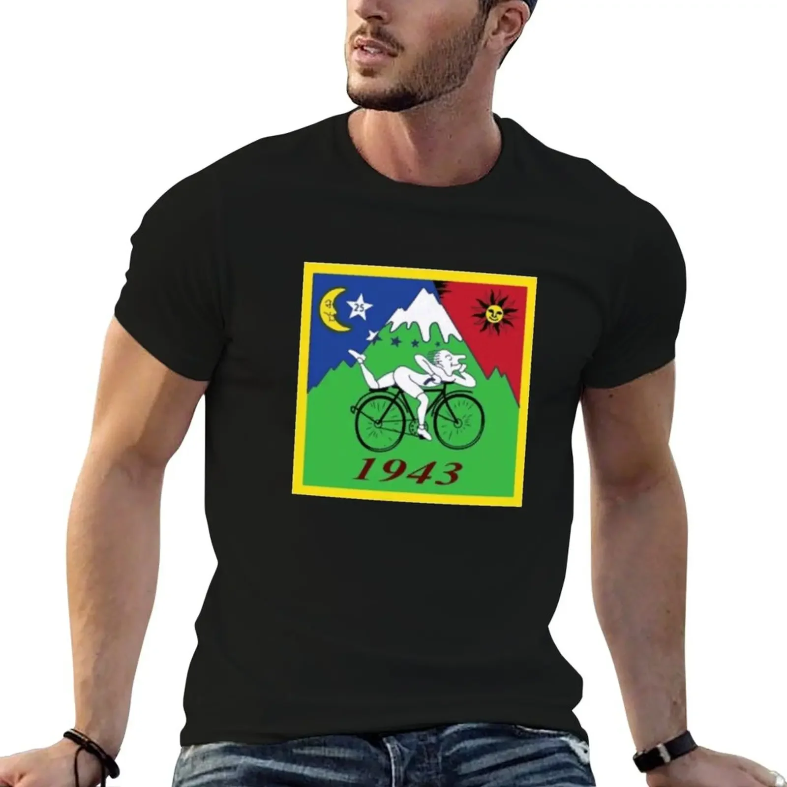 

Bike Trip 1943 Lsd Acid Dr Albert Hofmann T T-Shirt blanks man t shirt Men's t-shirt