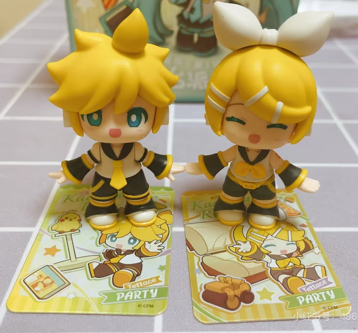 

New Blokees Hatsune Miku Blind Box Cute Edition No.1 Terrace Party Series Anime Figure Room Ornament Collection Toy Gift