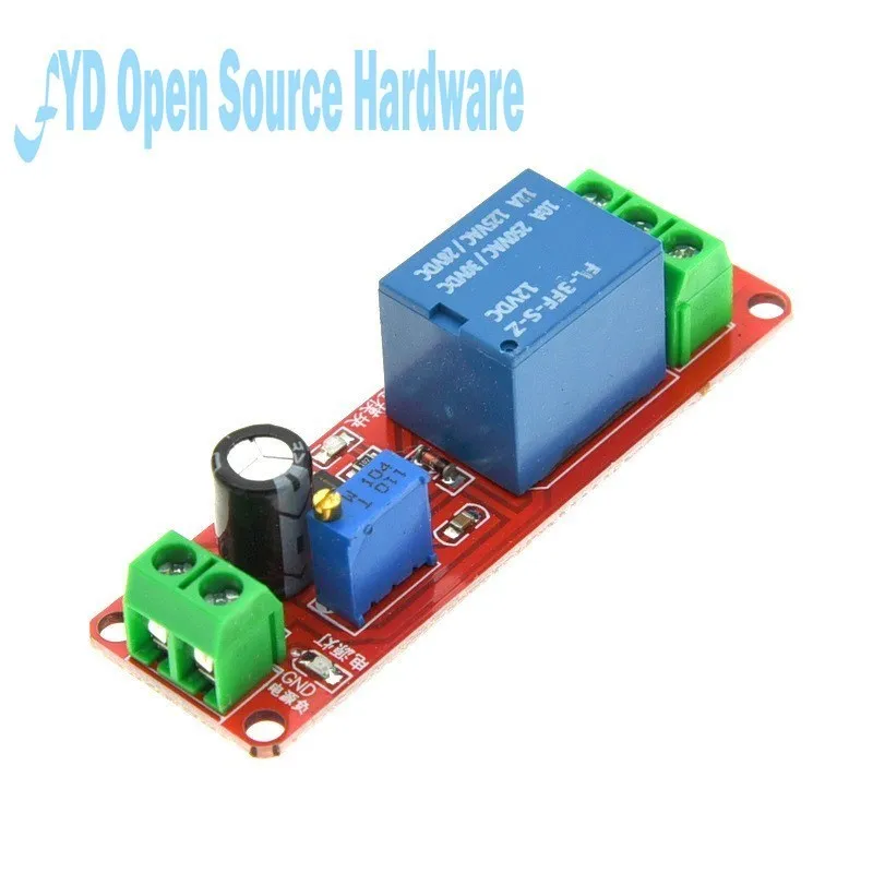 NE555 DK555 Timer Switch Adjustable Disconnect Module Time delay relay Module DC 12V Delay Relay Shield 0~10S