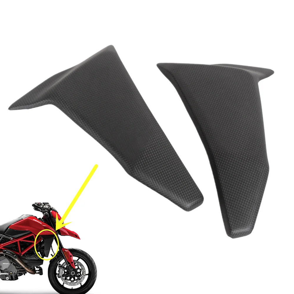 

1Pair 100% Carbon Fiber Side Panels Fairings Cowlings Motorcycle Modification Parts For Ducati Hypermotard 950 2019 2020