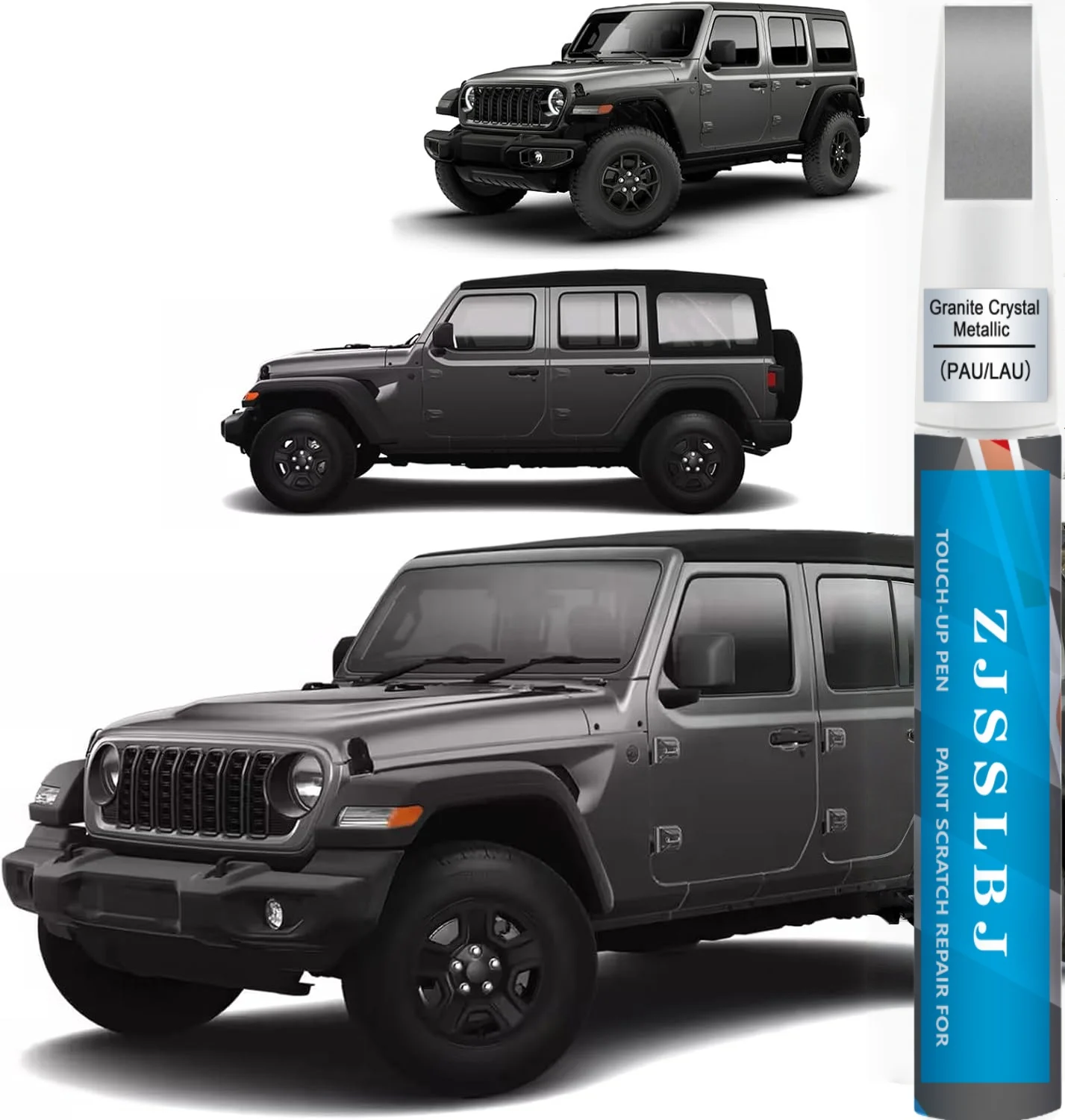 Granite Crystal Metallic Touch up Paint Pen for Jeep Car Scratch Repair Two-In-One Premium Quality Paint