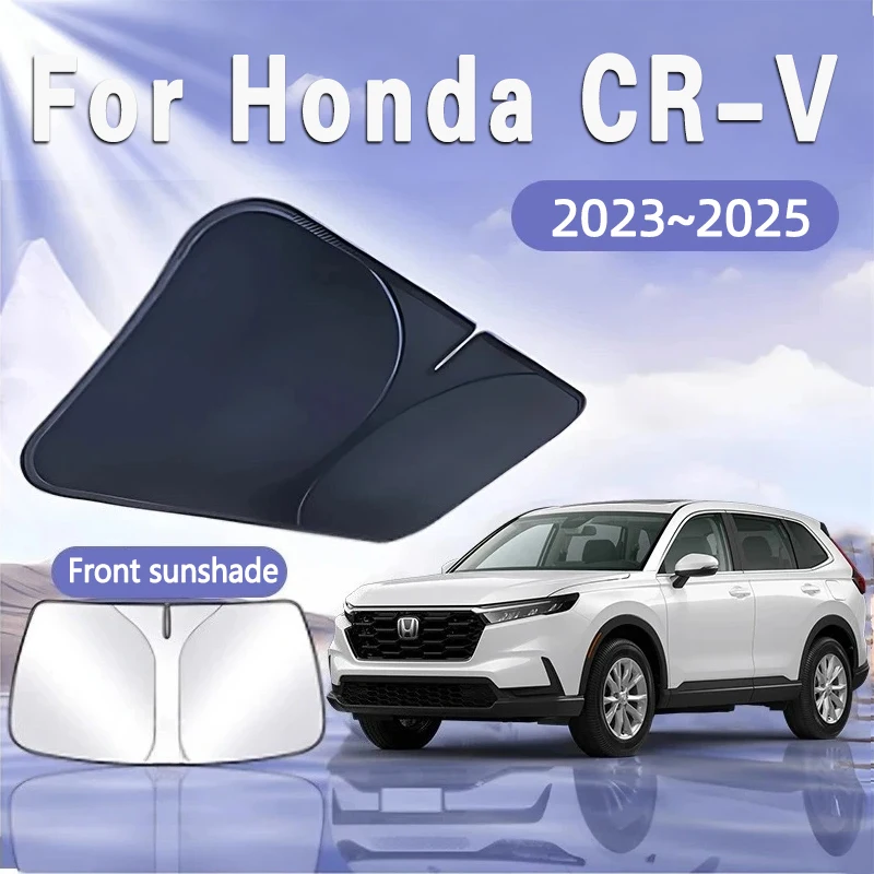 

For Honda CR-V 2023 2024 2025 Foldable Car Sun Visor Front Windshield Sunshade Heat Insulation Summer Cooling Auto Accessories