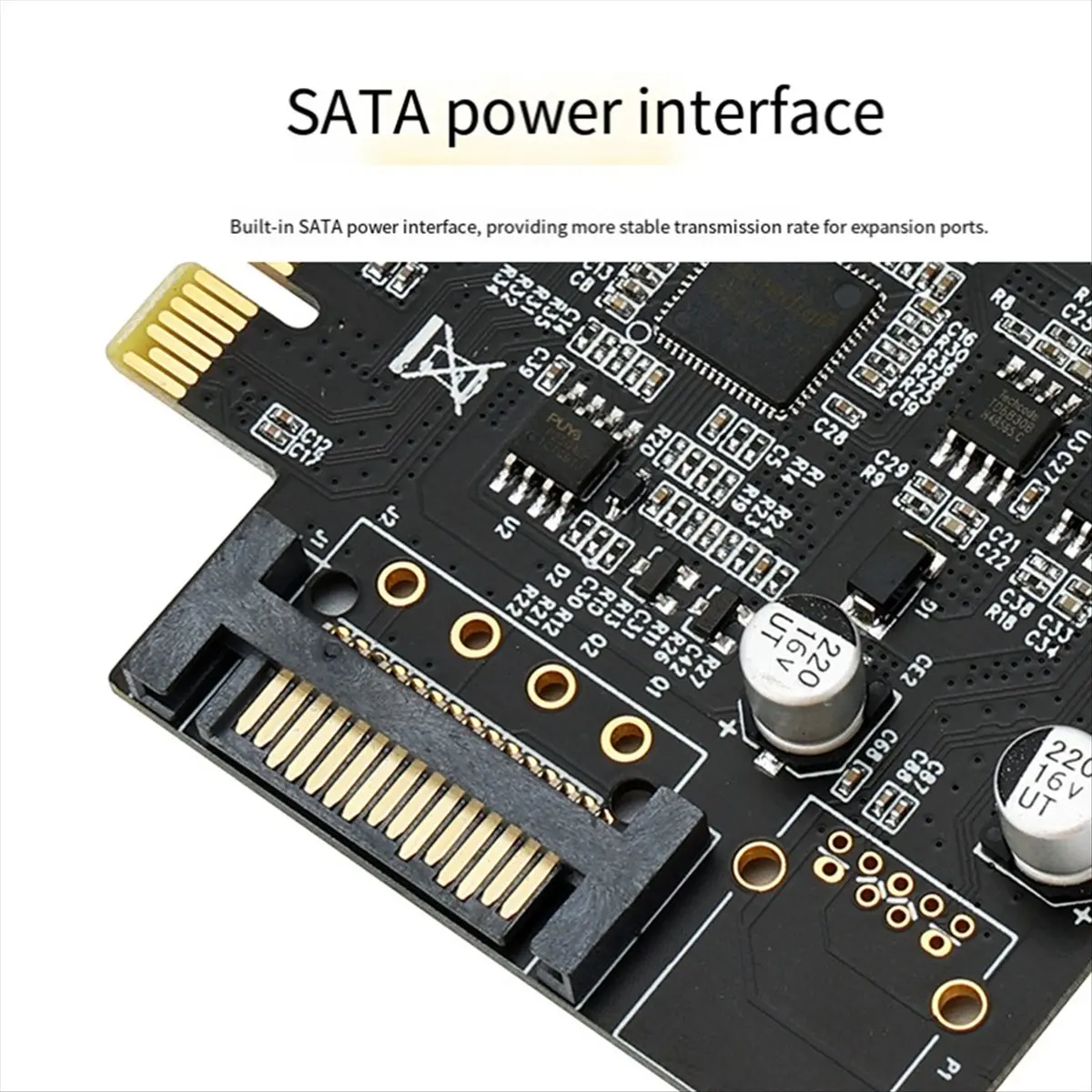 [ABPO] PCIE to PS/2 Expansion Card for PS2 Mouse Keyboard PCI-E Round Port Adapter for Desktop PC SATA PS2 Expansion Card