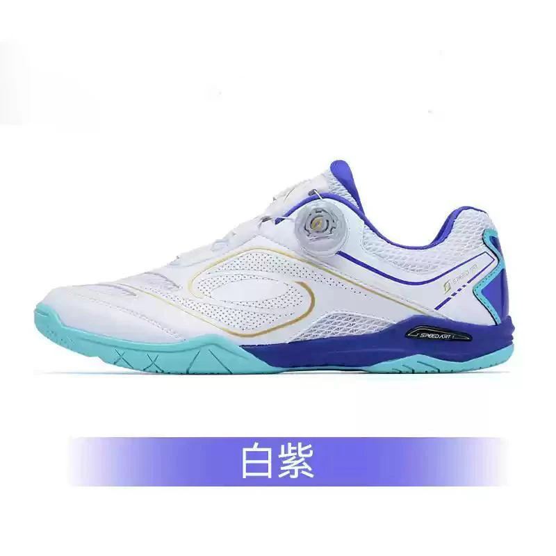 Professional Table Tennis Shoes Mens Wearable Court Shoes Mens Quick Lace Up Sneakers Mens Breathable Badminton Shoes