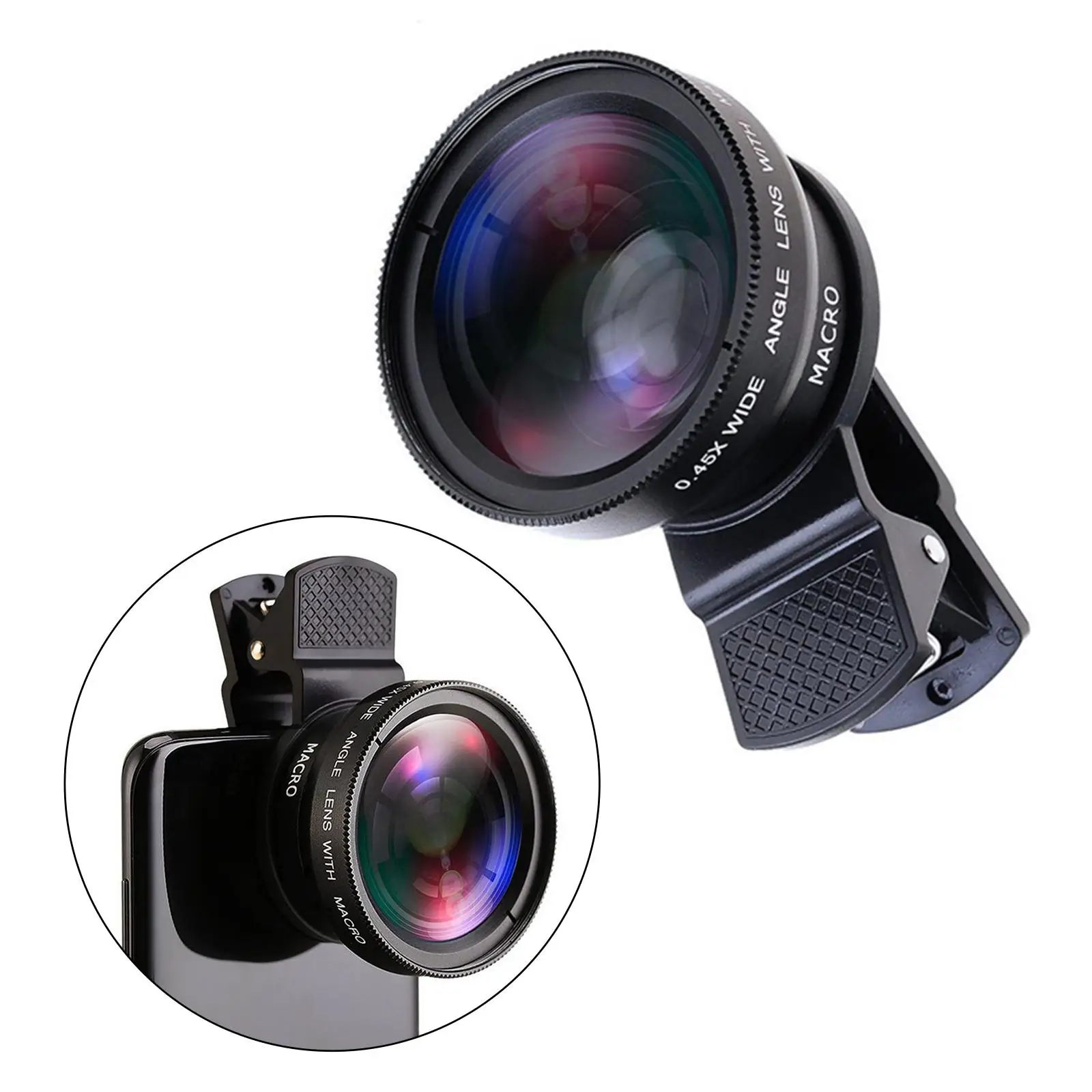 2 in 1 Phone Camera Lens Phone Accessories Multifunction Professional for Samsung