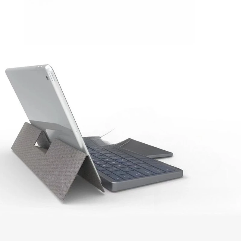 

Wireless Bluetooth Keyboard Tablet PC with PU Leather, Hidden Touchpad Portable