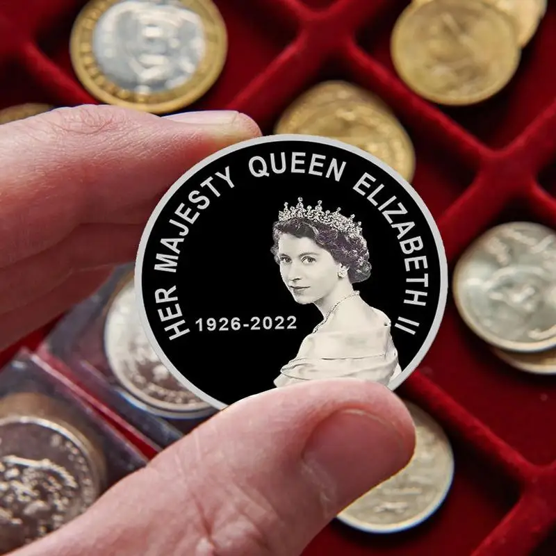 Elizabeth Queen II Memorial Badge Memorial Badge Gift Souvenirs1926-2022 Queen's Commemorative Badge Memorial Service Decor Gift