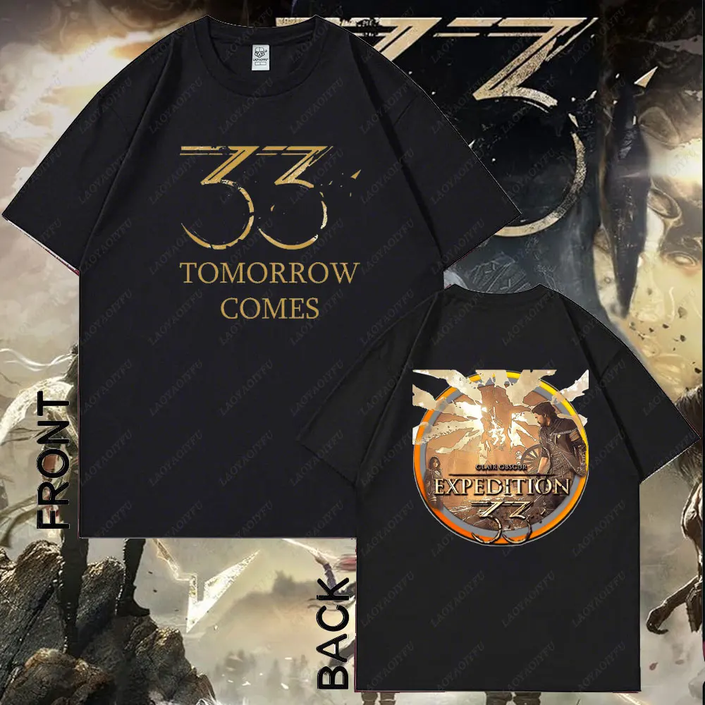 

2025 Gamer Fashion Summer Tops Clair Obscur Expedition 33 Merch T-Shirt Men Women Gift for Game Fans New Men's cotton Tshirts
