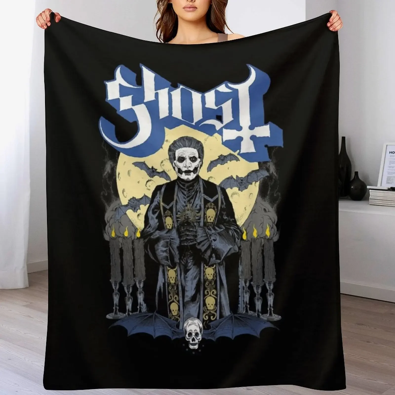 Ghost - Impera Host Amazon Exclusive Throw Blanket Fuzzy Plush Throw Blanket for Sofa Chair