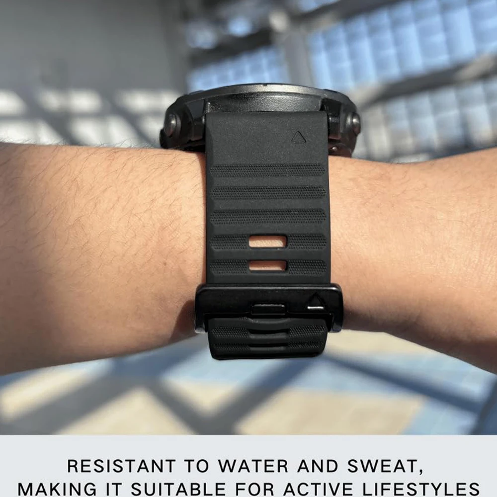 Fenix8 Uhrenarmband für Garmin Fenix 8 Pro 47mm 51mm E 7 7X 6 6X/Epix Pro/Tactix8 970 965 QuickFit 22mm 26mm Sport-Silikonarmband – Detail 35