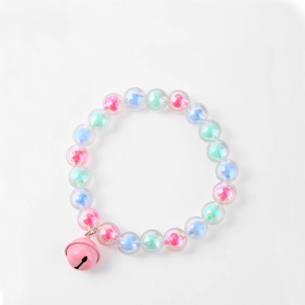 

Pet supplies, Pearl cat necklace, fresh little bell dog collar, cute photo, princess outfit, fresh and cute cat accessories