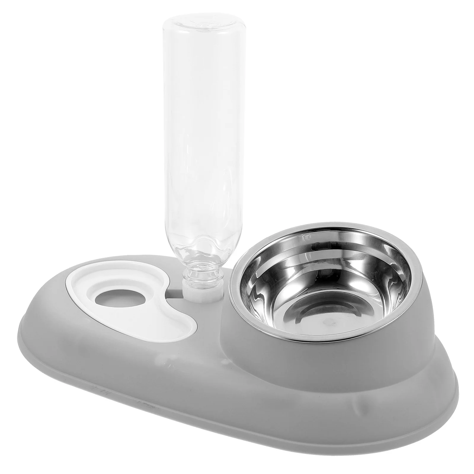 

Automatic Feeder For Cats Stainless Steel Pet Bowl No Spill Design Home Use Cat Water Dispenser Pet Water Feeder