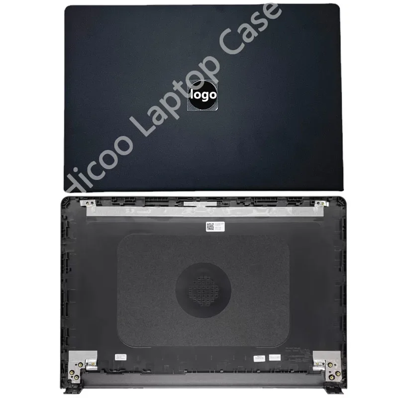 Imagem -02 - Laptop para Dell Inspiron Lcd Tampa Traseira Moldura Frontal Dobradiças Parte Inferior Case Superior 3567 3568 3558 3562 Novo Case