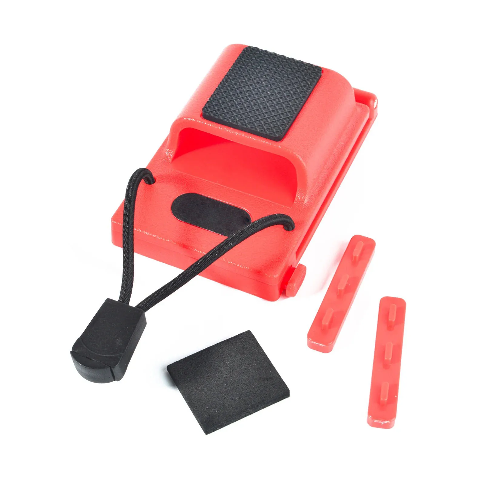

Red Walkie Talkie Belt Clip Holster, Quick Release Two Way Radio Holder, ABS Case for Baofeng Kenwood Motorola Midland