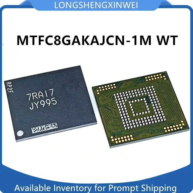 1PCS MTFC8GAKAJCN-1M WT Silk Screen JY995 New Original BGA153 Ball Storage Chip in Stock