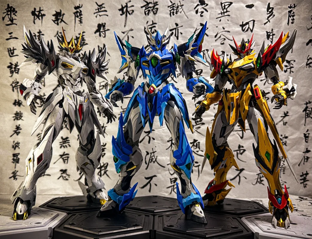 

Hot-Sale Motor Nuclear Mg 1/100 Aobing-Nezha-Bai Qi-Cao Ren Alloy Skeleton Movably Assembles Mecha Model And Collects Toys Gifts