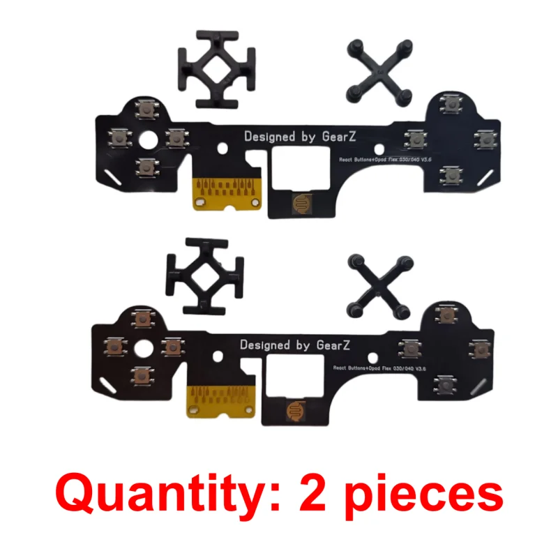 Zestaw przycisków do kontrolera PS5 GEARZ, niestandardowy taktyczny D-Pad, zestaw mechanicznych mikroprzełączników, kompatybilny z PS5 BDM030/040/050/060 — zdjęcie produktu 3