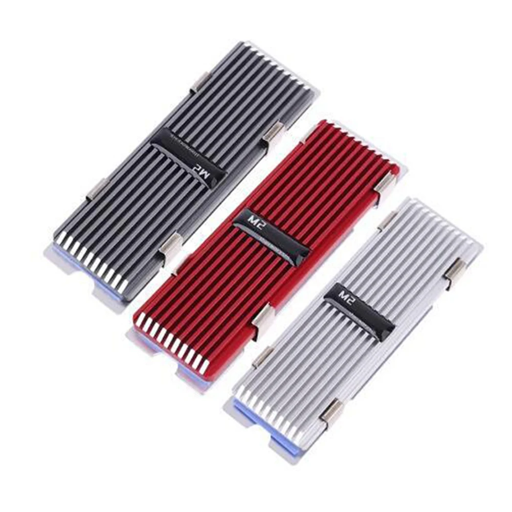 M2 Heatsink Heat Dissipation Radiator M.2 Cooling Heat Sink for NVME NGFF M.2 2280 SSD Hard Drive, Grey