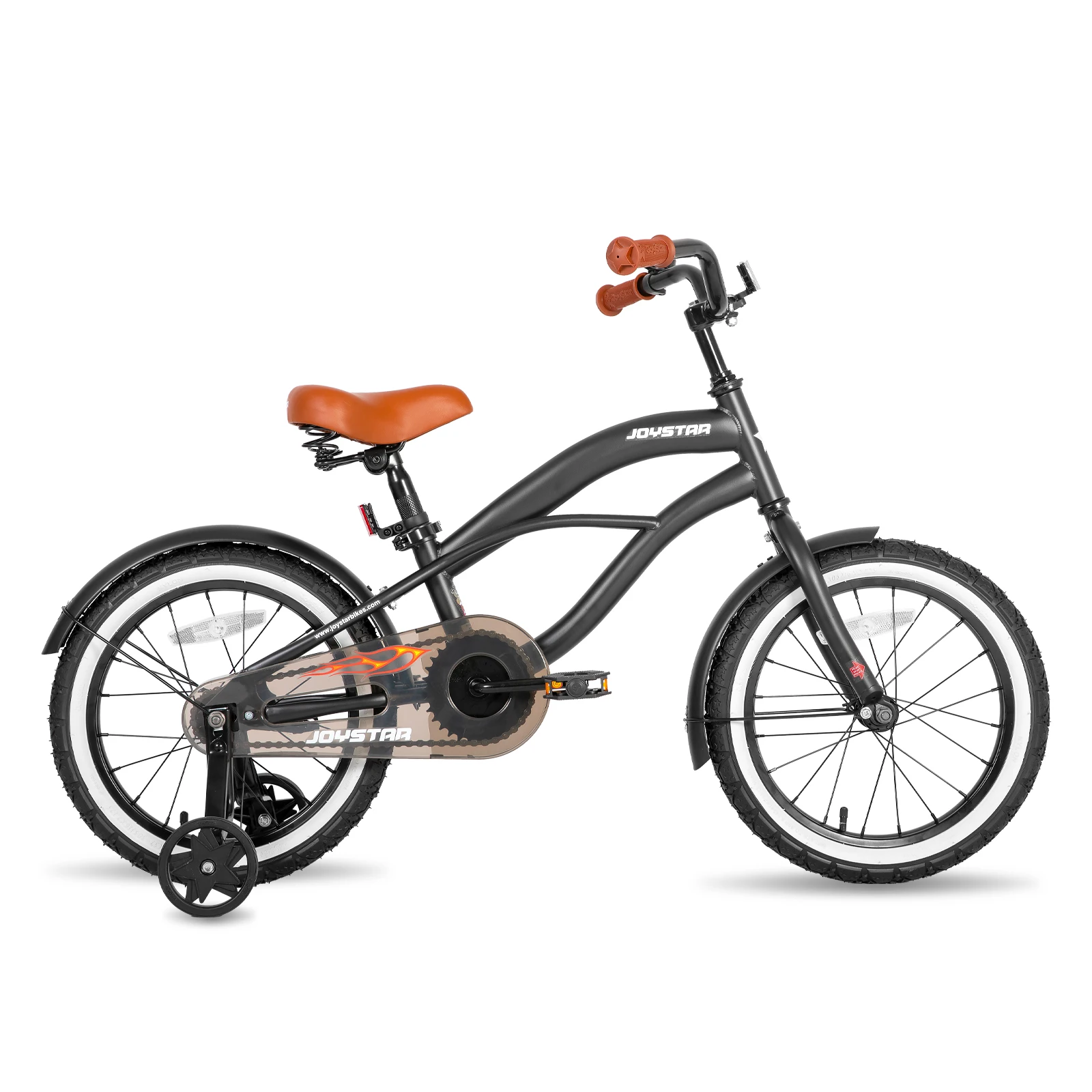 JOYSTAR 12 14 16 Inch Kids Cruiser Bike for Ages 2-7 Years Old Girls & Boys, Kids Bike with Training Wheels & Coaster Brake