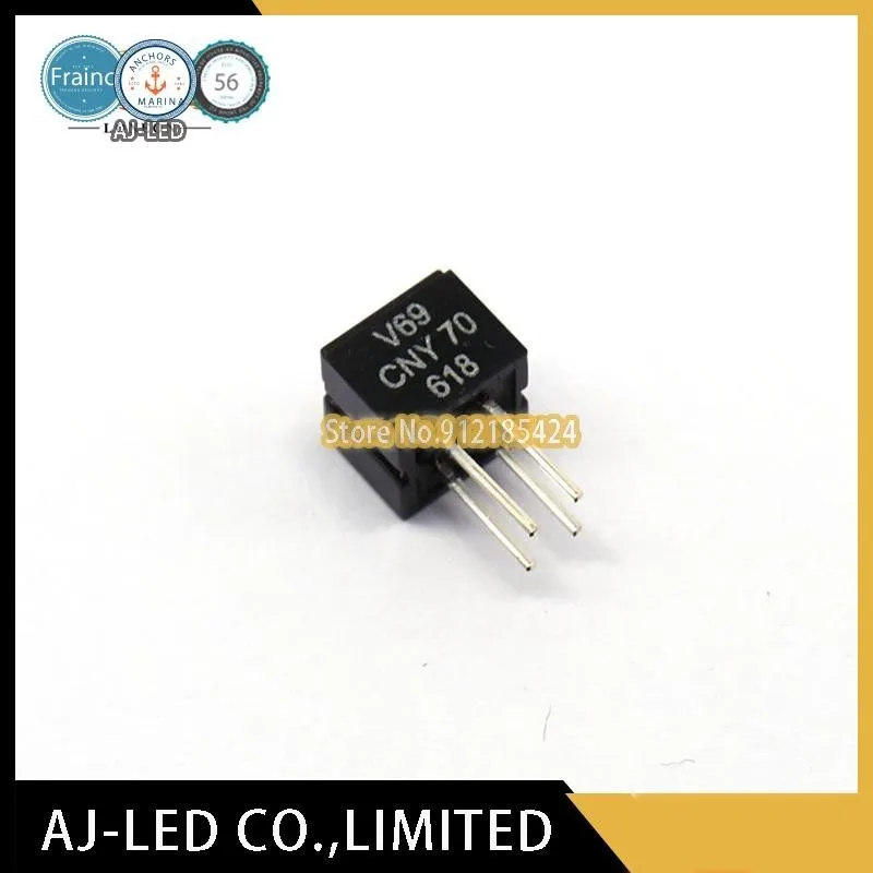 10pcs/lot CNY70 reflective photoelectric sensor photoelectric switch transistor output DIP-4 sensing distance 1-10mm