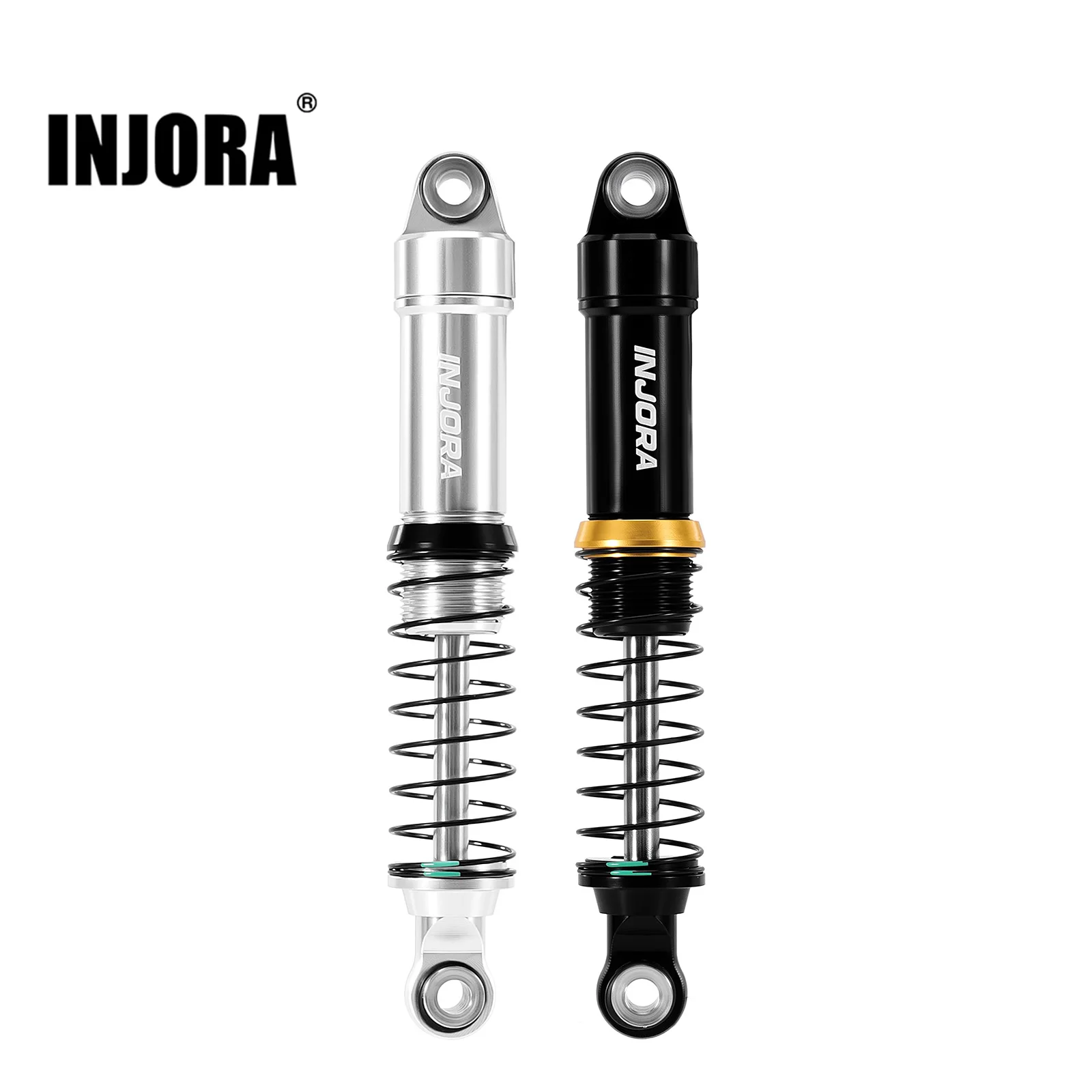 INJORA LS 59mm Aluminum Oil Shocks for 1/18 Redcat Ascent-18 HPI Venture18