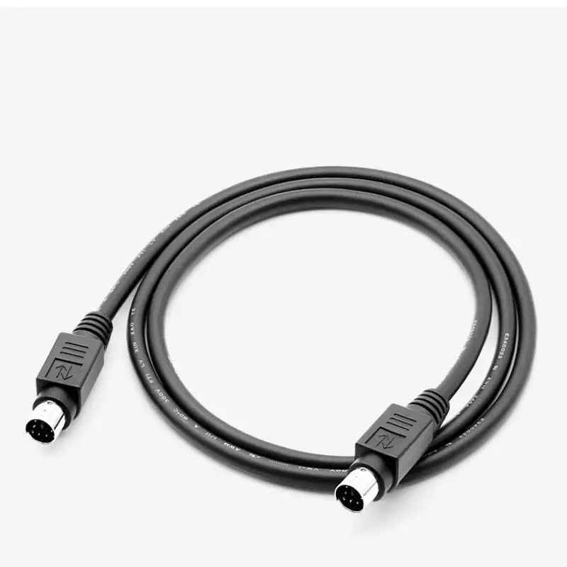 Pure Copper Extension Cord Mouse Keyboard Extension Cable Head Round Male To Male To Female 6 Pin MD6 Pin Extender