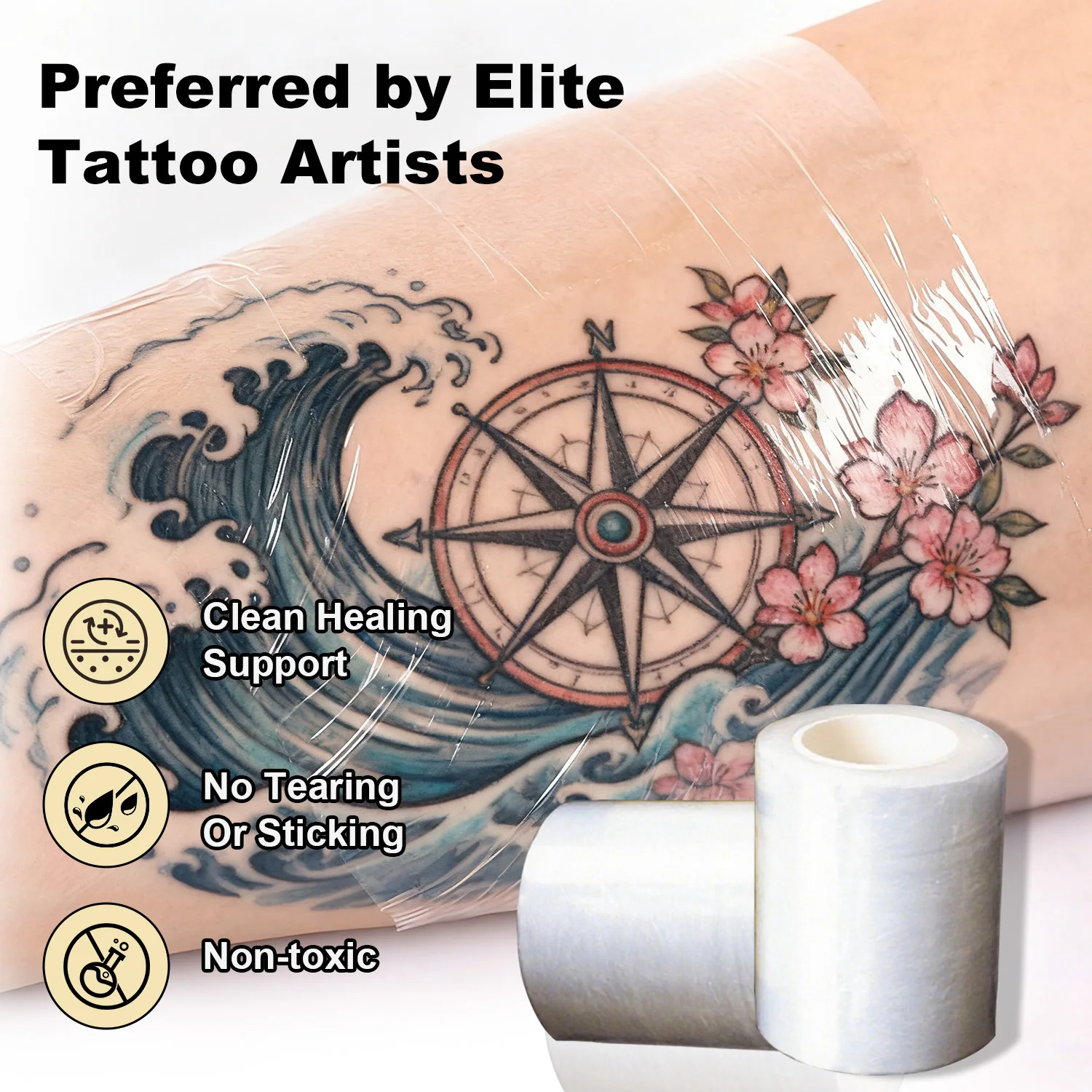 

1 рулон, 42/60 мм, микроблейдинг, татуировка, прозрачная пластиковая консервирующая пленка, брови, ресницы, губы, перманентный макияж, аксессуары для татуировки