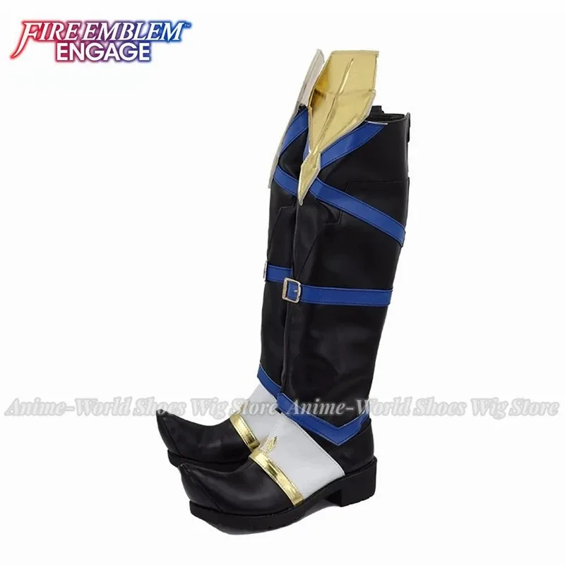 

2025 11 Game Fire Emblem Engage Alear Cosplay Shoes Boots Halloween Party Wig Costume Accessory Custom Made