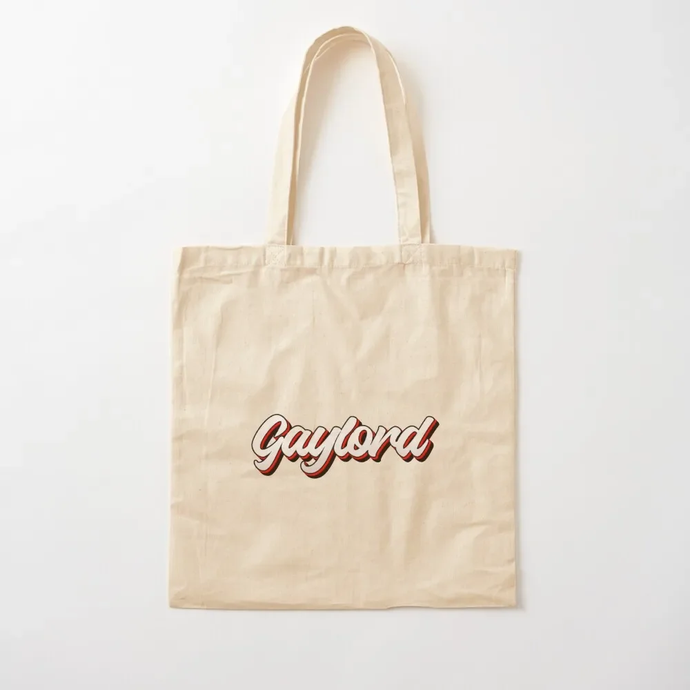 

Retro Gaylord Name Label (Black) Tote Bag tote bag woman bag luxury women handbag