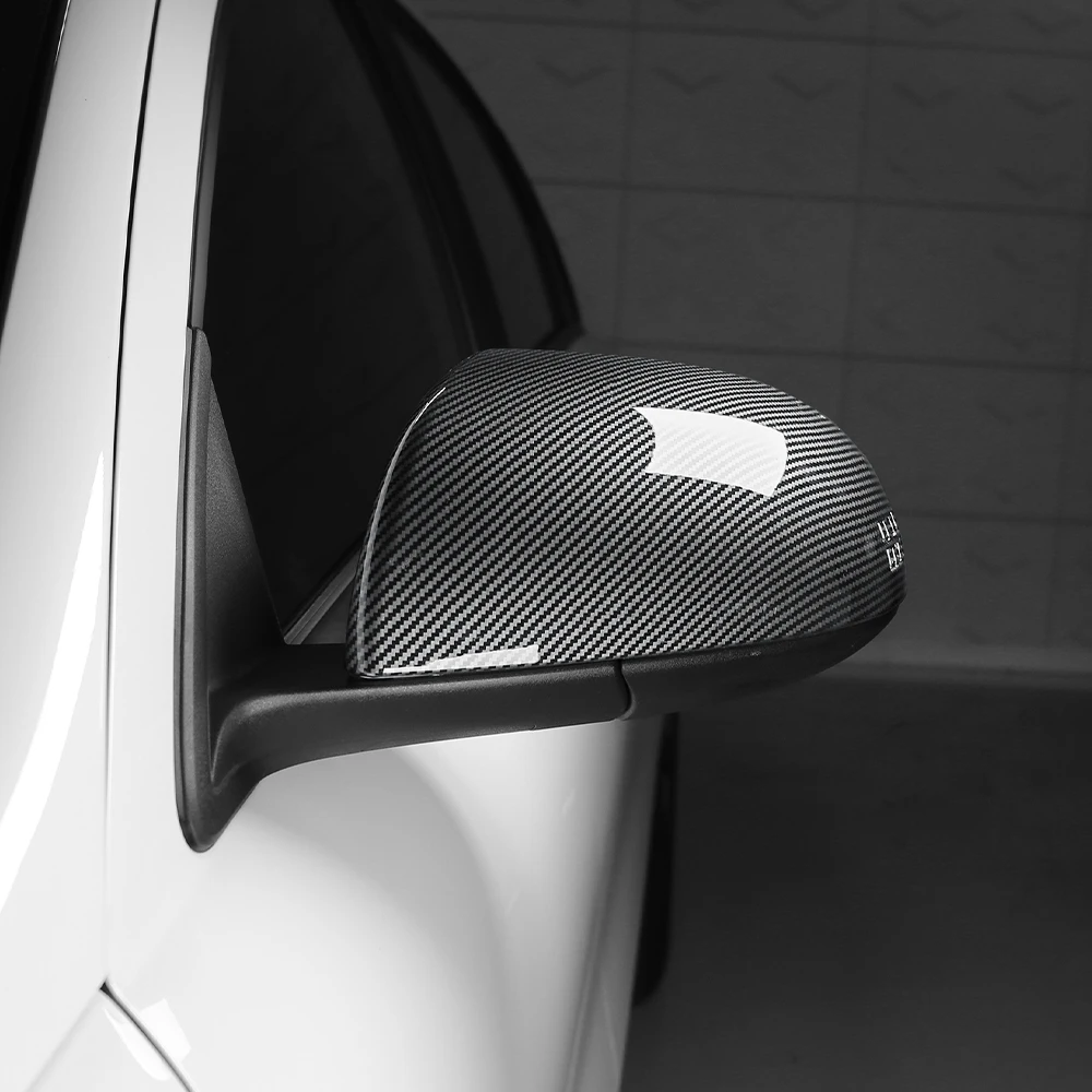 

LHD RHD For Hyundai IONIQ 6 2023 2024 2025 Car Texture Rearview Mirror Cover Trim Exterior Car Modification Accessories