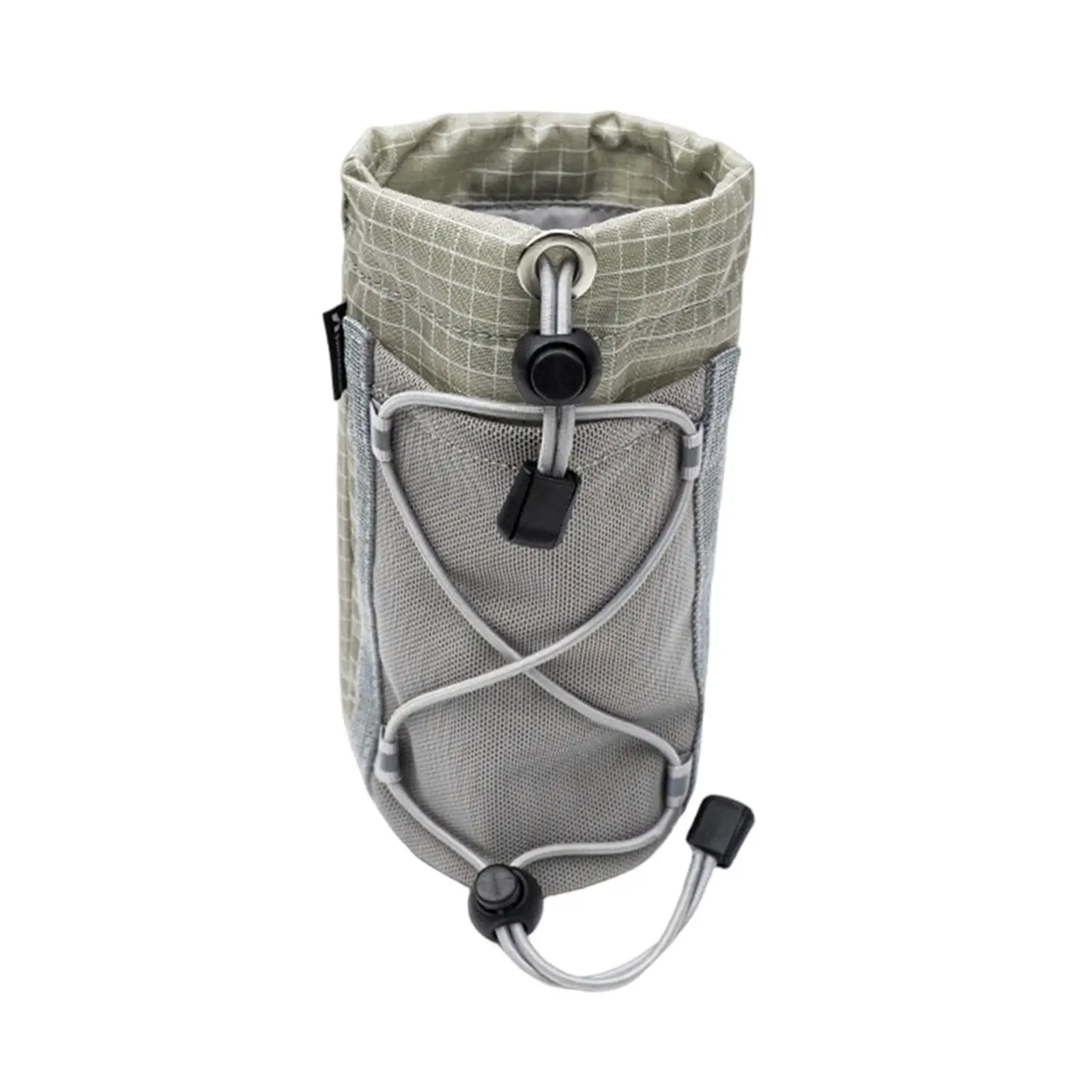 Portable Water Bottle Holder Universal Size Lightweight Nylon PVC Bag Carrier Backpack Attachment for Outdoor Trekking