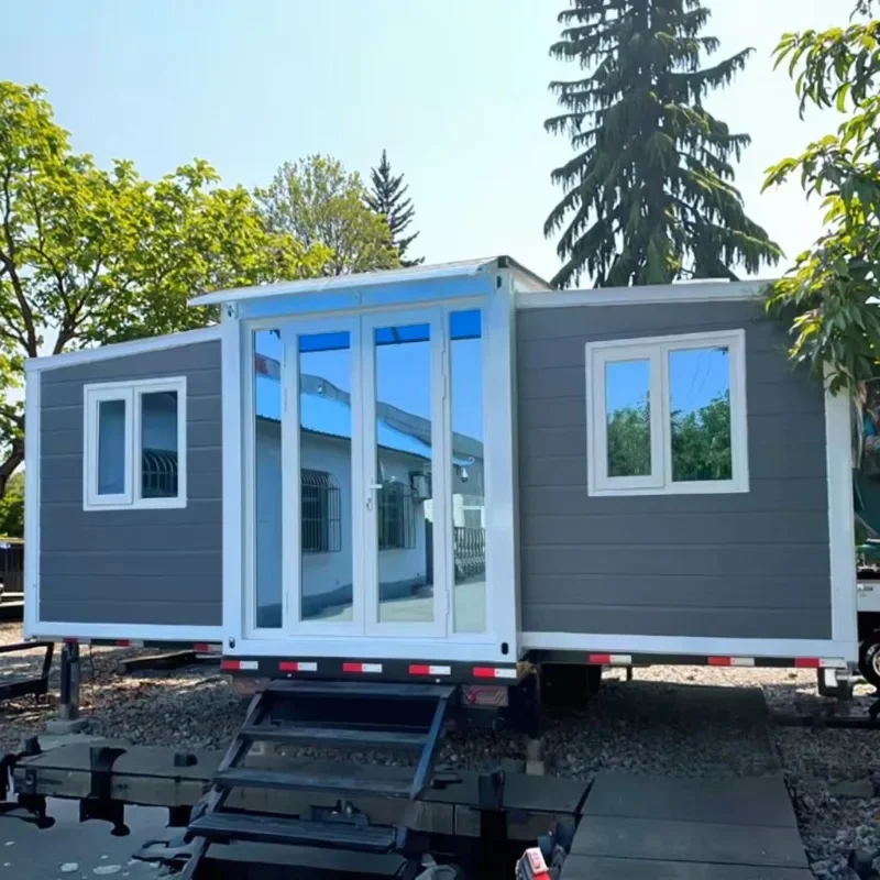 Customized Mobile Container House Prefabricated Expandable Modular Home Tiny Living Cabin Office Prefab Housing Portable Shelter